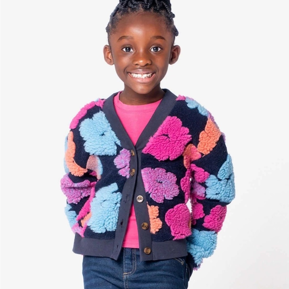 Appaman Multi Floral Raya Cardigan Set